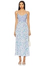 view 1 of 3 Sweet Nothings Midi Dress in Blue Vista Combo