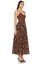 view 2 of 3 Sweet Nothings Midi Dress in Brown Patina Combo