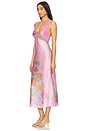 view 3 of 4 Just Dreamy Maxi Dress in Sweet Lilac Combo