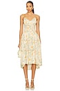view 1 of 3 Adriel Midi Dress in Ivory Combo