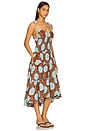 view 2 of 4 Adriel Midi Dress in Nutmeg Combo