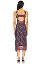 view 4 of 4 x Intimately Fp Party Crasher Midi Slip Dress in Deep Charcoal Combo