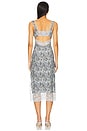 view 3 of 3 x Intimately Fp Party Crasher Midi Slip Dress In Seafoam Combo in Seafoam Combo