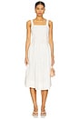 view 1 of 4 Primavera Eyelet Midi Dress in White