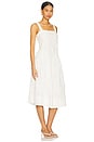 view 2 of 4 Primavera Eyelet Midi Dress in White
