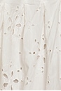 view 4 of 4 Primavera Eyelet Midi Dress in White