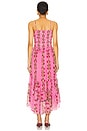 view 3 of 4 Alejandra Midi Dress in Hot Pink Combo