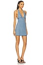 view 2 of 3 Trevi Denim Mini Dress in Celestial Blue