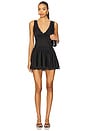 view 1 of 3 In This Groove Mini Slip Dress in Washed Black