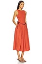 view 2 of 3 Nightingale Solid Midi Dress in Rose Sienna