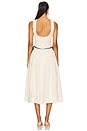view 3 of 3 Nightingale Solid Midi Dress in Tea Navy Combo
