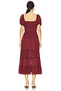 view 4 of 4 Falling Sun Midi Dress in Syrah