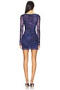 view 3 of 3 Katana Mini Dress in Deep Ocean Combo