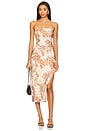 view 1 of 4 Presley Midi Dress in Copper Combo