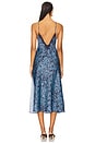 view 3 of 4 Someone Like You Midi Slip Dress in Navy Combo