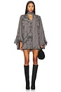view 1 of 3 Bali September Sun Mini Dress in Charcoal Grey