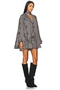view 2 of 3 Bali September Sun Mini Dress in Charcoal Grey