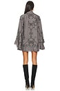 view 3 of 3 Bali September Sun Mini Dress in Charcoal Grey