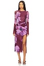 view 1 of 3 Gianni Maxi Dress in Violet Siren Combo
