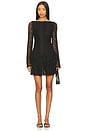 view 1 of 3 Tabby Lace Mini Dress in Black