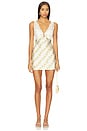 view 1 of 3 Countryside Printed Mini Dress In Ivory Combo in Ivory Combo