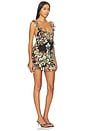 view 2 of 3 Bali Flora Mini Dress In Black Combo in Black Combo