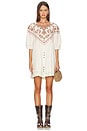 view 1 of 3 Orson Mini Dress in Ivory Combo