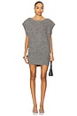 view 2 of 5 MINI VESTIDO SUÉTER TALIA in Castle Grey Combo