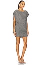 view 3 of 5 MINI VESTIDO SUÉTER TALIA in Castle Grey Combo
