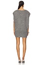 view 4 of 5 MINI VESTIDO SUÉTER TALIA in Castle Grey Combo