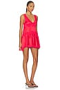 view 2 of 3 x Intimately In This Groove Mini Slip In Poppy Red in Poppy Red