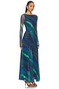 view 2 of 3 Sunnei Maxi Dress in Deep Ocean Combo