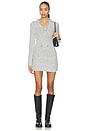 view 1 of 3 Milena Mini Dress in Grey Heather Combo