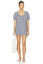 view 1 of 5 ROBE VICHY FREE PEOPLE FARLEY in Navy Combo