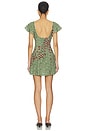 view 3 of 4 Backroads Mini Dress in Forest Combo
