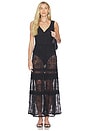 view 2 of 4 MAXI VESTIDO SIN MANGAS FREE PEOPLE SWEET SALOON in Black