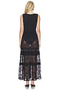 view 4 of 4 MAXI VESTIDO SIN MANGAS FREE PEOPLE SWEET SALOON in Black