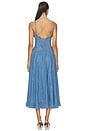 view 3 of 3 ROBE MI-LONGUE FREE PEOPLE ANOTHER SEASON in Boardwalk Blue