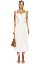 view 1 of 3 ROBE MI-LONGUE FREE PEOPLE ANOTHER SEASON in Coconut Milk