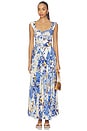 view 1 of 3 ROBE MAXI FREE PEOPLE SASHA in Porcelain Combo