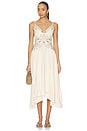 view 1 of 4 x REVOLVE Dusty Bloom Embroidered Maxi Dress in Light Tan