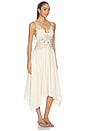 view 2 of 4 x REVOLVE Dusty Bloom Embroidered Maxi Dress in Light Tan
