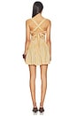 view 3 of 4 MINIVESTIDO LAUREL PLAID in Neutral Combo