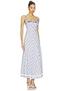 view 2 of 4 MAXIVESTIDO FREE PEOPLE HAVENWOOD in White Combo