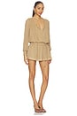 view 2 of 3 Sunbeam Mini Dress in Tannin