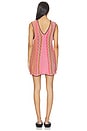 view 3 of 4 ROBE COURTE AMALFI in Pink Pop Combo