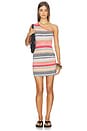 view 1 of 5 x free-est Sun Rays Sweater Mini Dress in Peach Combo