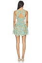 view 3 of 3 MINIVESTIDO RAVEN PRINTED in Aqua Combo