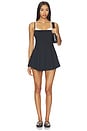 view 1 of 3 ROBE STYLE TENNIS BASELINE in Black Combo