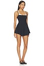 view 2 of 3 ROBE STYLE TENNIS BASELINE in Black Combo